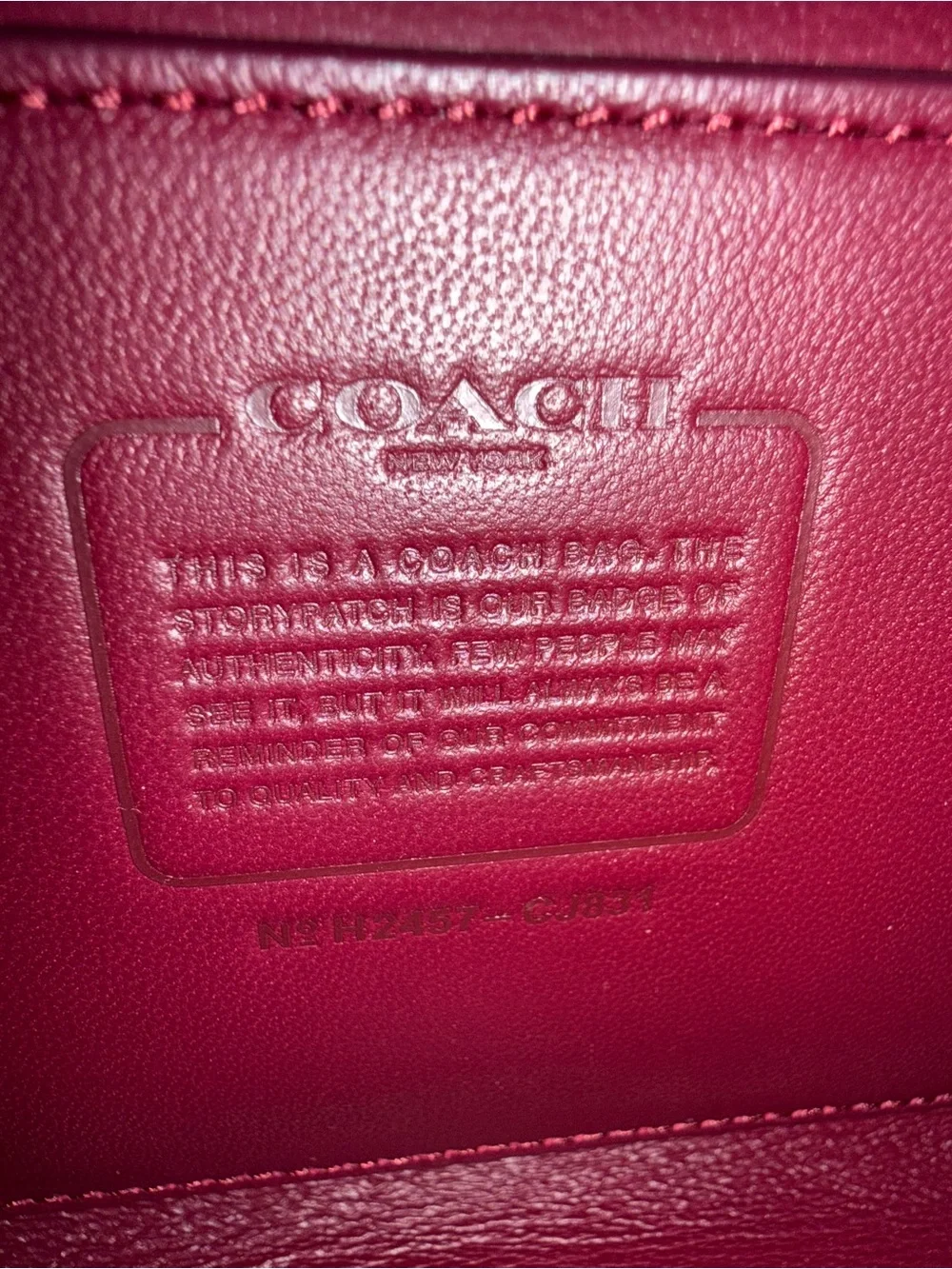 Coach Sammy top handle bag